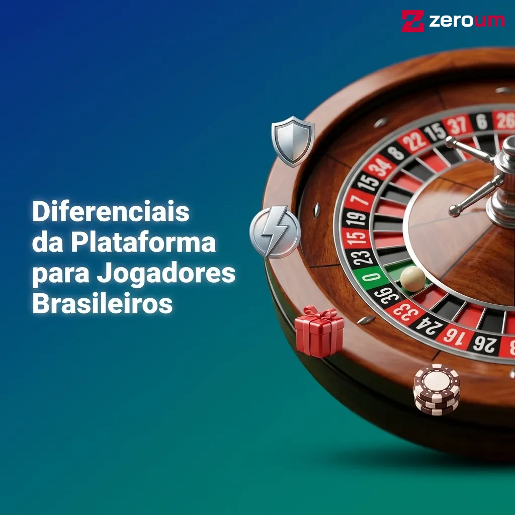 Brazilian gaming platform showing Pix payments, 24/7 Portuguese support, mobile app, loyalty program, and flexible betting limits