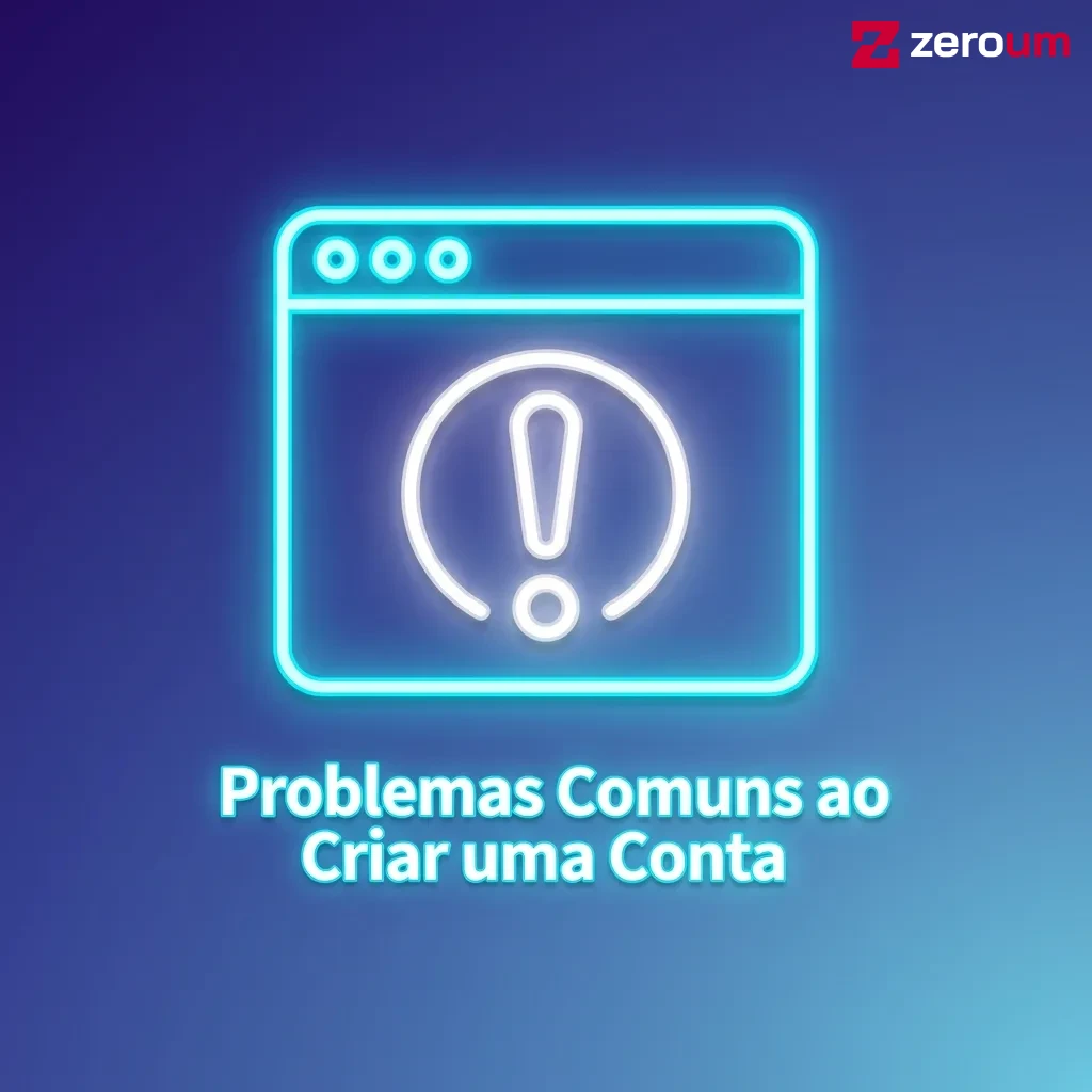 Common account creation problems list showing email, CPF, confirmation code, document upload, and account block errors