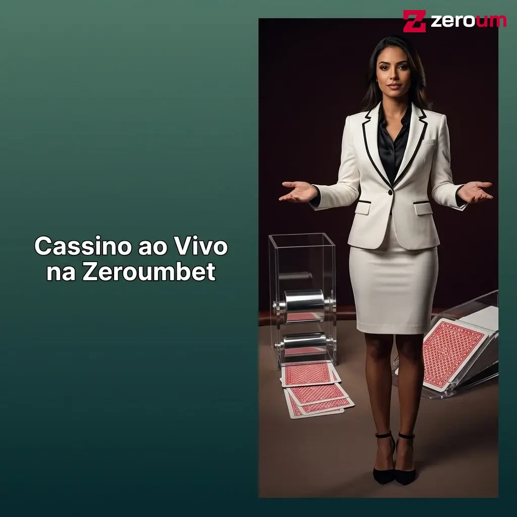 Cassino ao vivo Zeroumbet com crupiês reais em mesas de roleta, blackjack, bacará e game shows em HD
