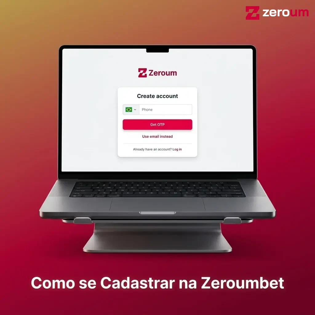 Passo a passo para se cadastrar na Zeroumbet e acessar apostas, cassino e bônus de boas-vindas