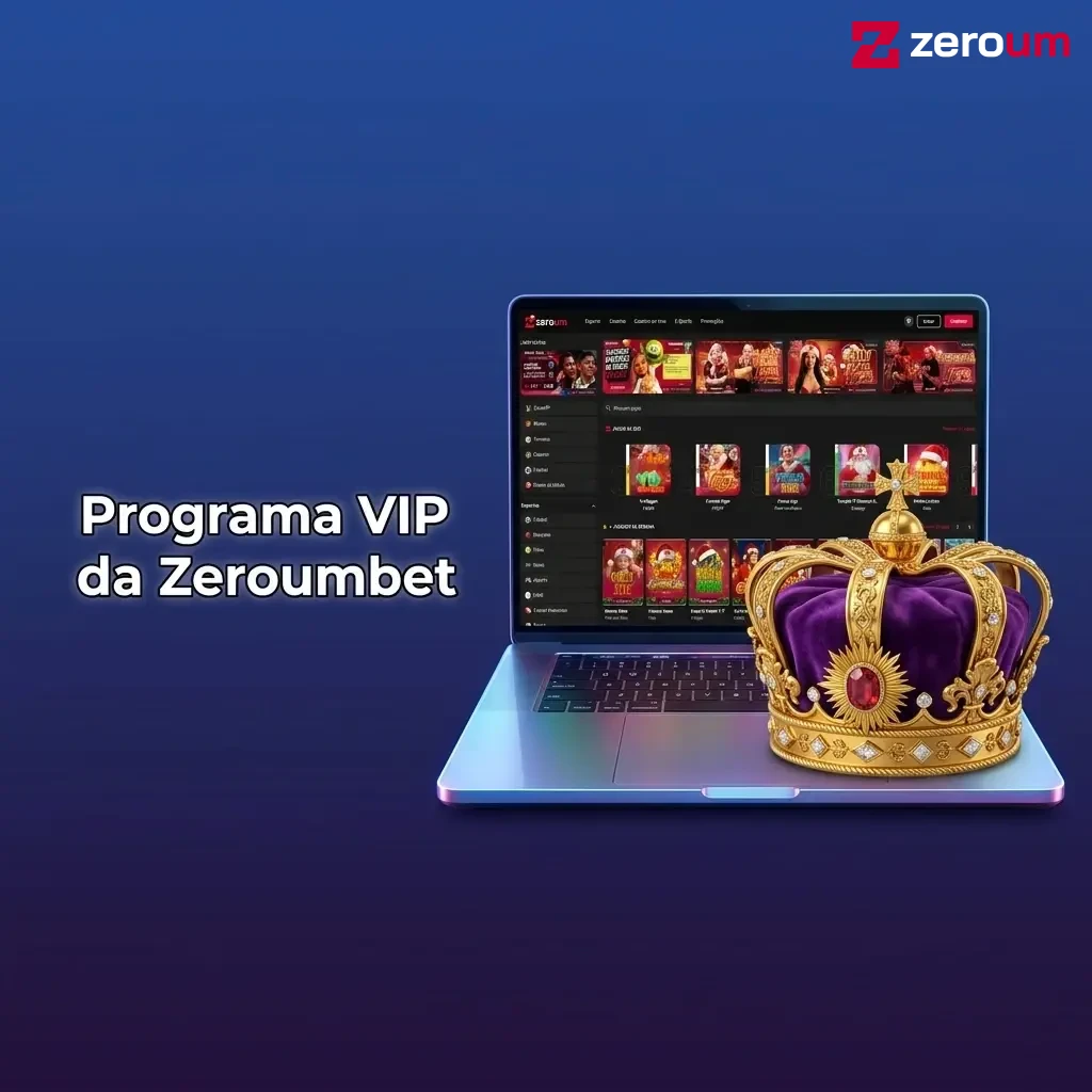 Programa VIP da Zeroumbet com níveis progressivos, bônus, cashback e gerente de conta dedicado