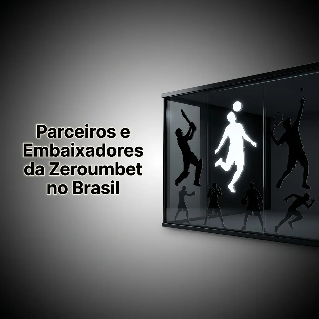 Parceiros e embaixadores da Zeroumbet no Brasil representando esporte e entretenimento
